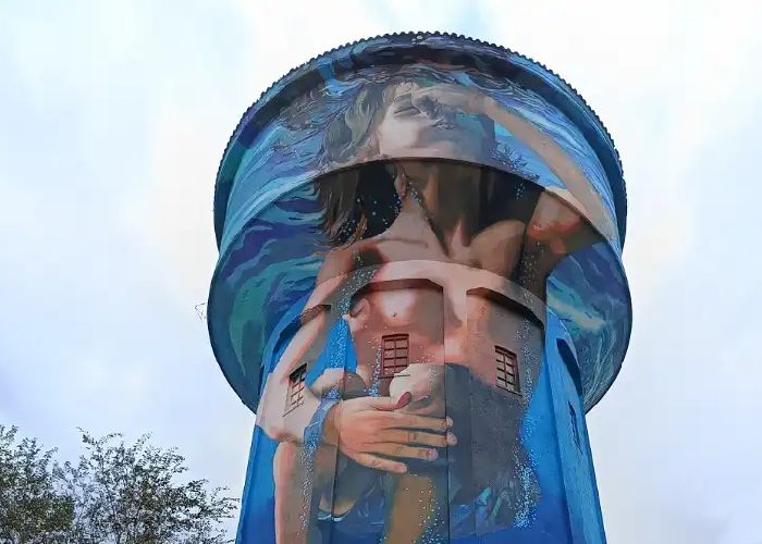 El mural en el Tanque de Agua fue elegido el mejor del mundo